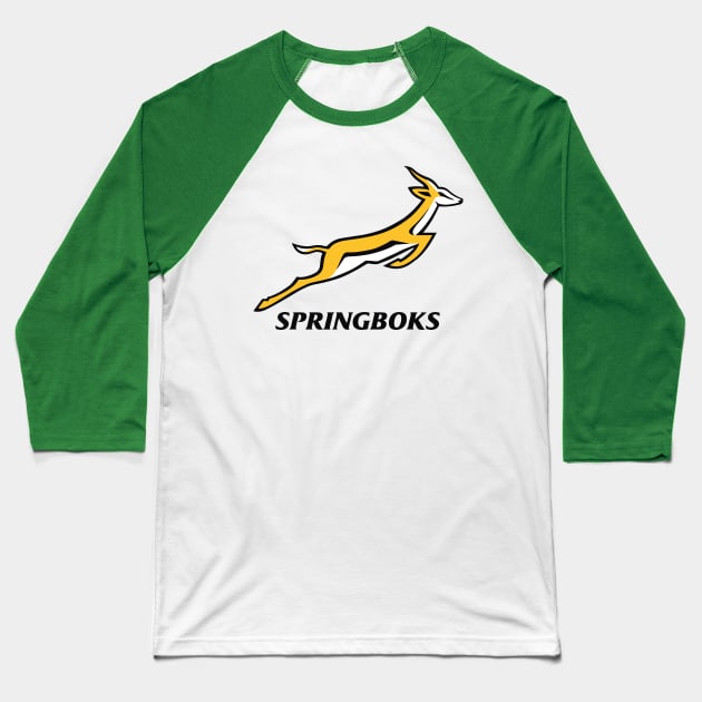 Springboks from South Africa Baseball T-Shirt by Arend Studios